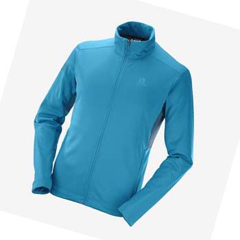 Salomon GORE TEX INFINIUM™ WINDSTOPPER® Jacka Herr Blå | SE374EBC