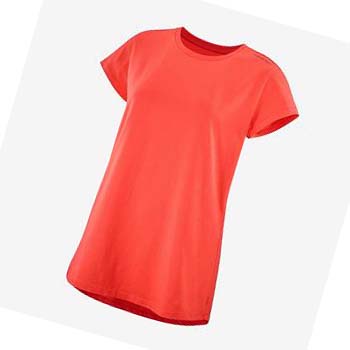 Salomon OUTLIFE SCOOP HEM TEE W T-shirt Dam Orange | SE1056VRW