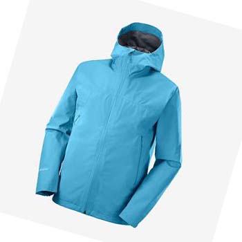 Salomon OUTLINE GORE-TEX WATERPROOF 2.5 LAYERS Jacka Herr Blå | SE343ILH