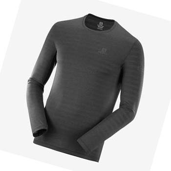 Salomon OUTLINE T-shirt Herr Svarta | SE377MQZ