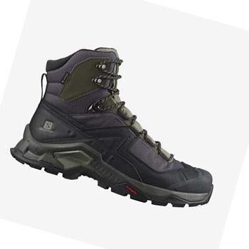 Salomon QUEST ELEMENT GORE-TEX Vandringsskor Herr Svarta Olivgröna | SE77FDN