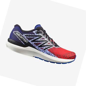 Salomon SONIC 5 BALANCE Löparskor Herr Röda Blå | SE160OKI