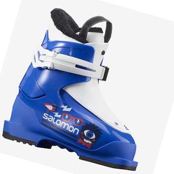 Salomon T1 Pjäxor Barn Blå Vita | SE1612MQZ