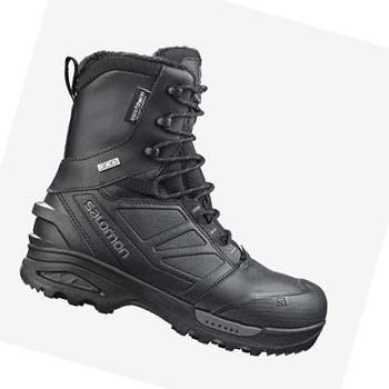 Salomon TOUNDRA FORCES CLIMASALOMON™ WATERPROOF Stövlar Herr Svarta | SE263PJJ