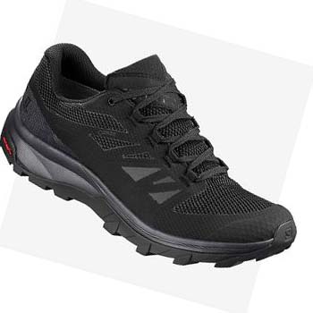 Salomon WoOUTLINE GORE-TEX Vandringsskor Dam Svarta | SE828JPQ