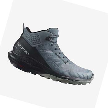 Salomon WoOUTPULSE MID GORE-TEX Vandringsskor Dam Silver | SE839YXF