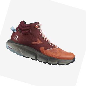 Salomon WoPREDICT HIKE MID GORE-TEX Vandringsskor Dam Orange | SE807SGL