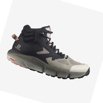 Salomon WoPREDICT HIKE MID GORE-TEX Vandringsskor Dam Beige | SE808AHK