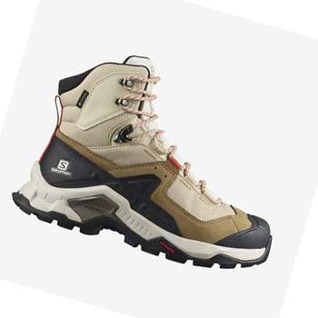 Salomon WoQUEST ELEMENT GORE-TEX Vandringsskor Dam Bruna | SE843WNB