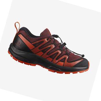 Salomon XA PRO V8 Vandringsskor Barn Svarta Röda | SE1581XYU