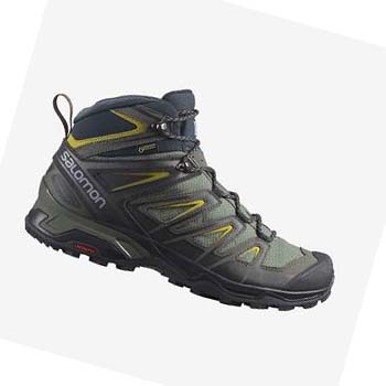 Salomon X ULTRA 3 MID GORE-TEX Vandringsskor Herr Olivgröna | SE49HAP