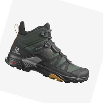 Salomon X ULTRA 4 MID GORE-TEX Vandringsskor Herr Gröna Svarta | SE84UZG