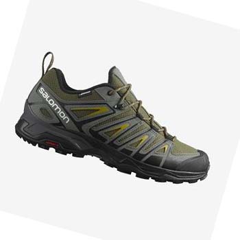 Salomon X ULTRA PIONEER CLIMASALOMON™ WATERPROOF Vandringsskor Herr Olivgröna Svarta | SE71ZUT